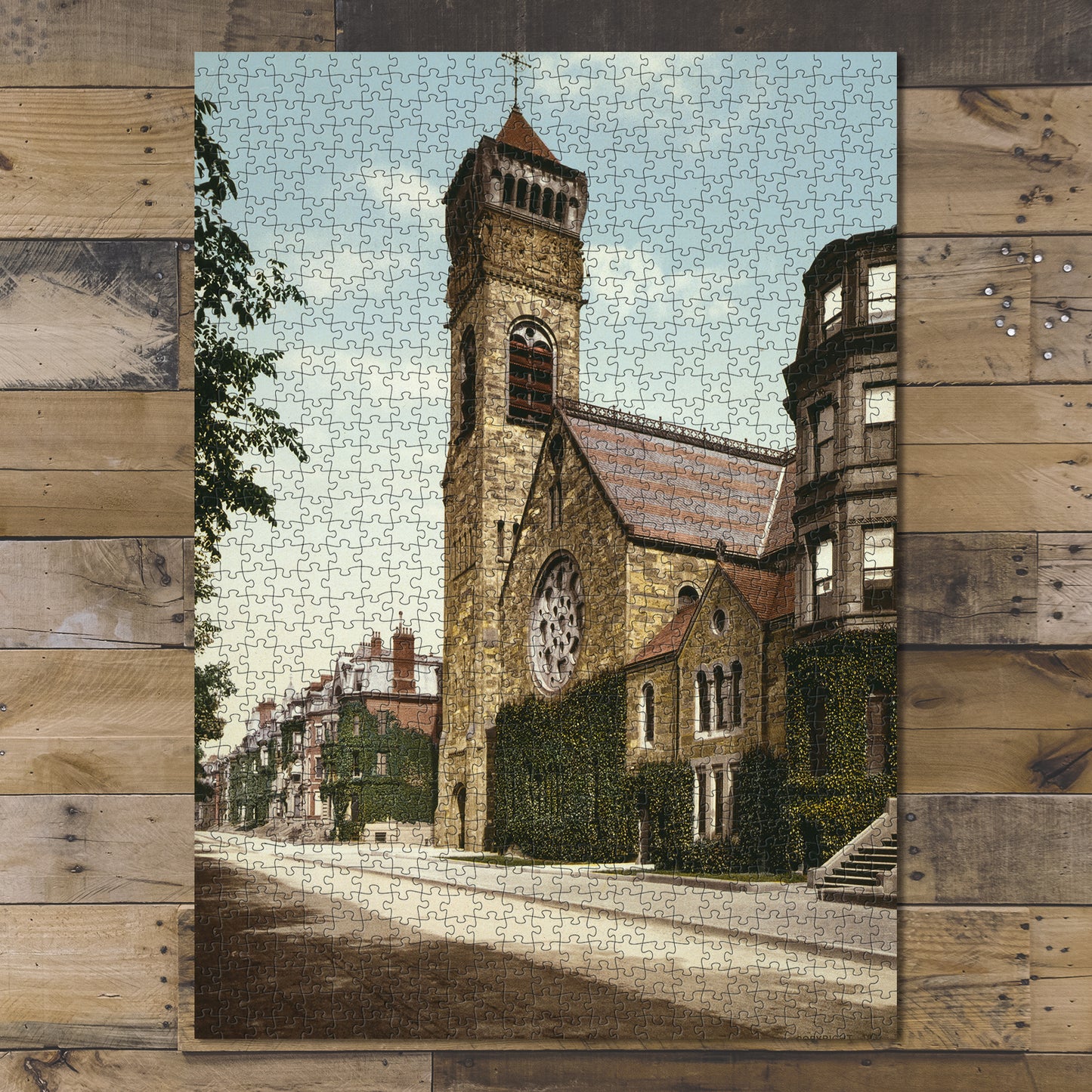 1000 piece puzzle Photo: First Baptist Church, Boston Birthday Present Gifts Family Entertainment