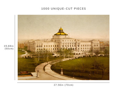 1000 piece puzzle - Photo: The Library of Congress, Washington | Birthday Present Gifts