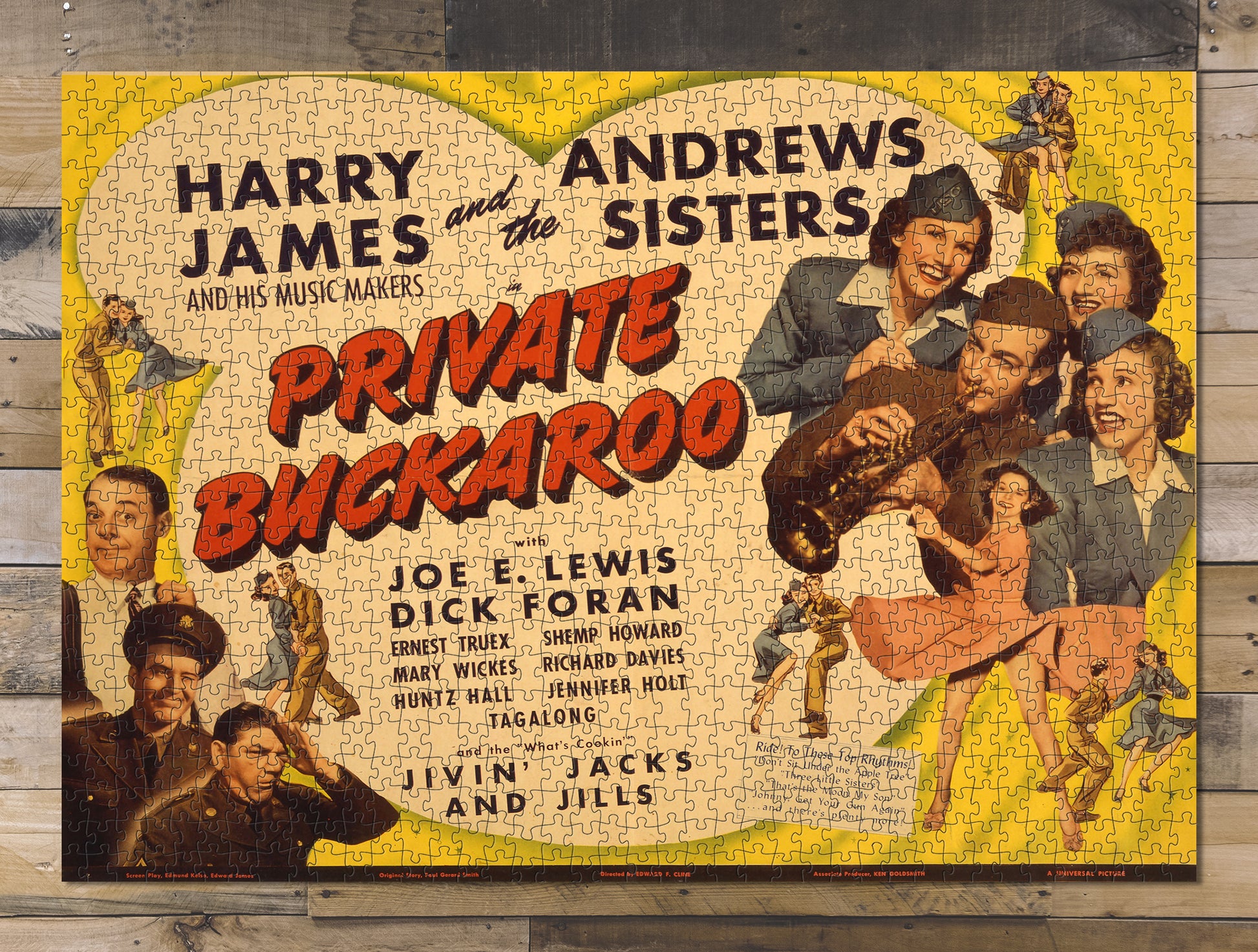 1000 piece puzzle 1942 Photo: Private Buckaroo Andrew Sisters Swing Dancing