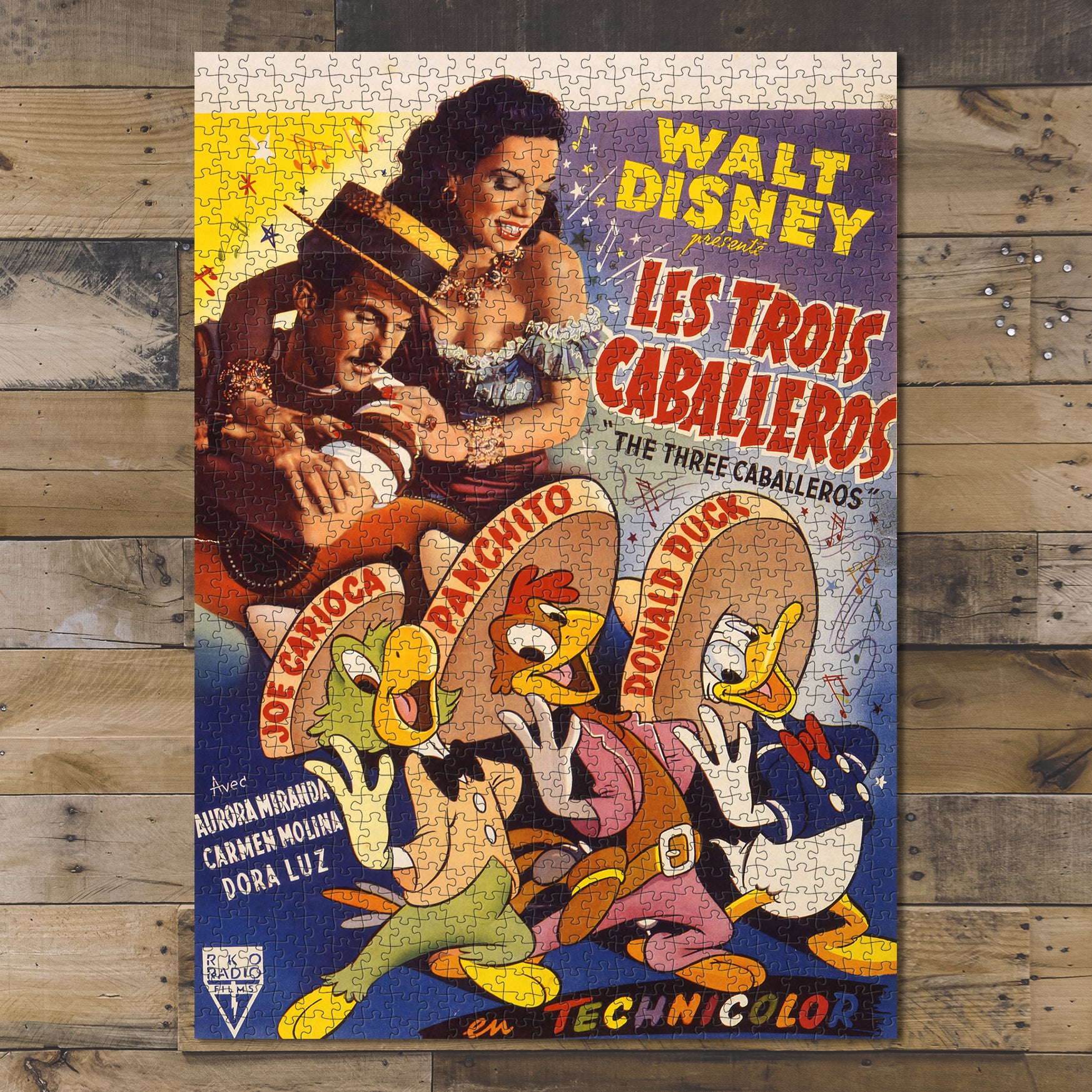 1000 piece puzzle Photo: Les trois caballeros The three caballeros Birthday Present Gifts