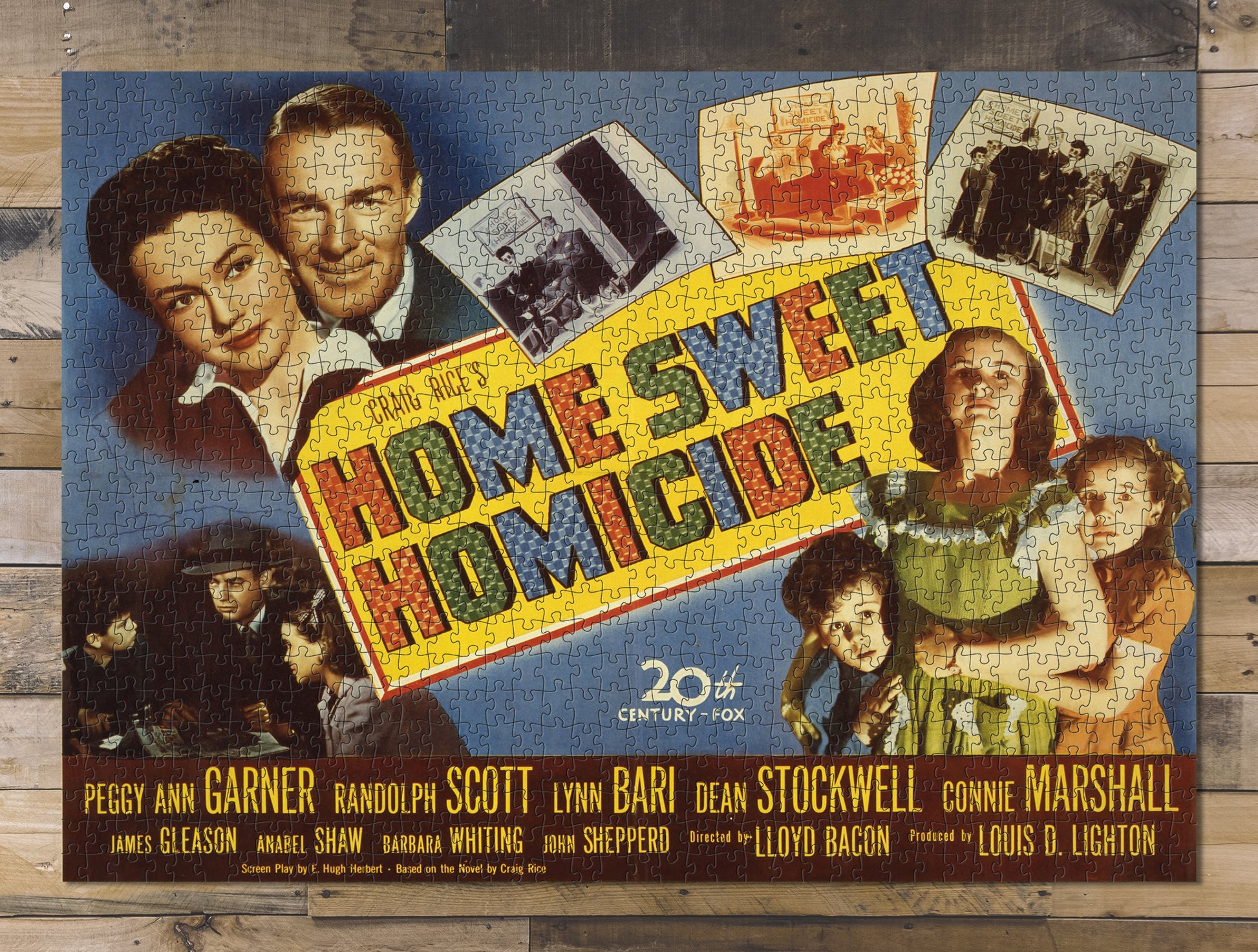 1000 piece puzzle Photo: Home sweet homicide Family Entertainment Jigsaw Puzzle Game for Adults