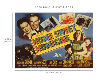 1000 piece puzzle - Photo: Home sweet homicide | Family Entertainment | Jigsaw Puzzle Game for Adults