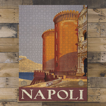 1000 piece puzzle 1920 Napoli Naples, Italy Mount Vesuvius Bay of Naples Family Entertainment