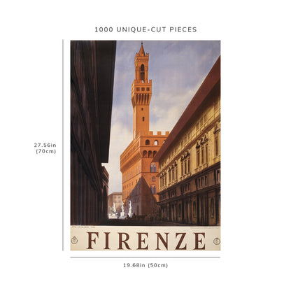 1000 piece puzzle - 1938 Photo: Firenze | Florence, Italy | Historic Street | Family Entertainment