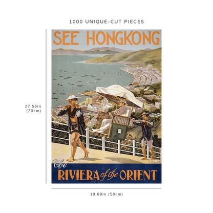1000 piece puzzle - Photo: See Hong Kong, the Riviera of the Orient | Birthday Present Gifts