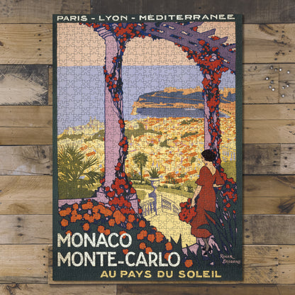 1000 piece puzzle 1920 Photo: Monaco, Monte Carlo Au pays du soleil Family Entertainment