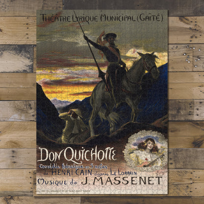 1000 piece puzzle 1910 Photo: Don Quichotte Opera Don Quixote Massenet Opera