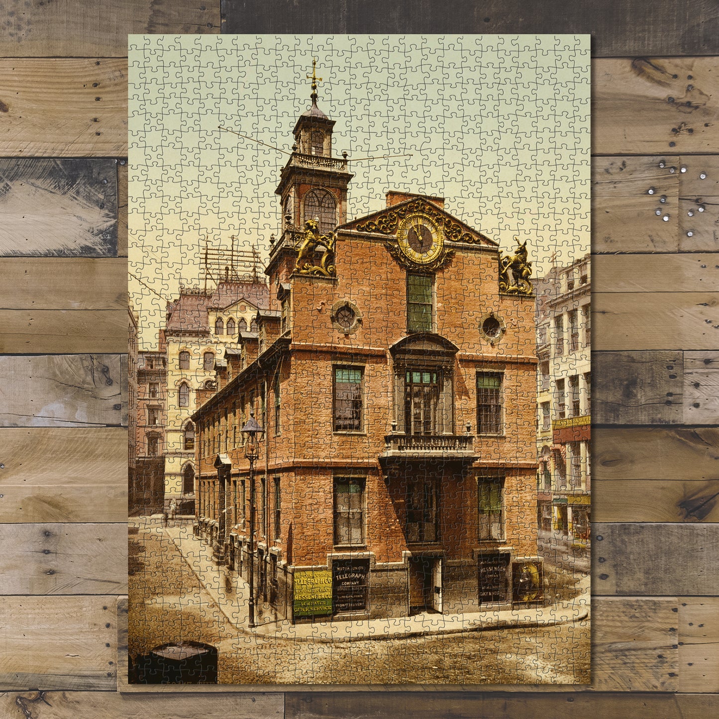 1000 piece puzzle Photo: The Old State House, Boston Birthday Present Gifts Family Entertainment