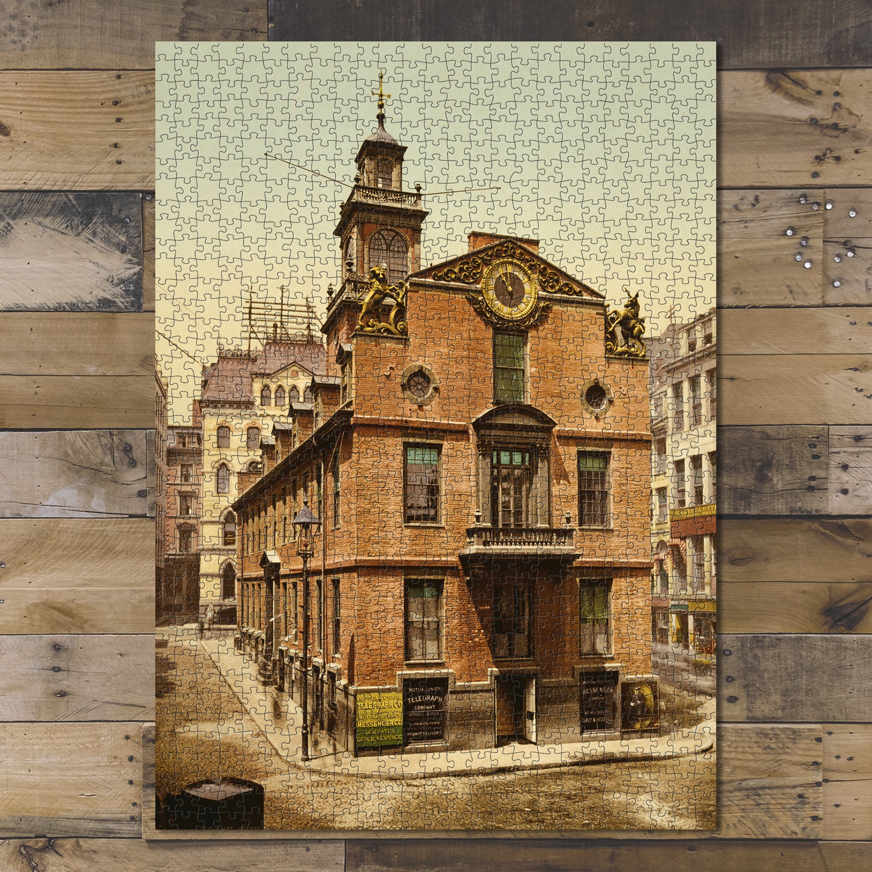 1000 piece puzzle Photo: The Old State House, Boston Birthday Present Gifts Family Entertainment