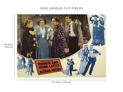 1000 piece puzzle - Photo: Story of Vernon | Irene Castle | Fred Astaire | Ginger Rogers