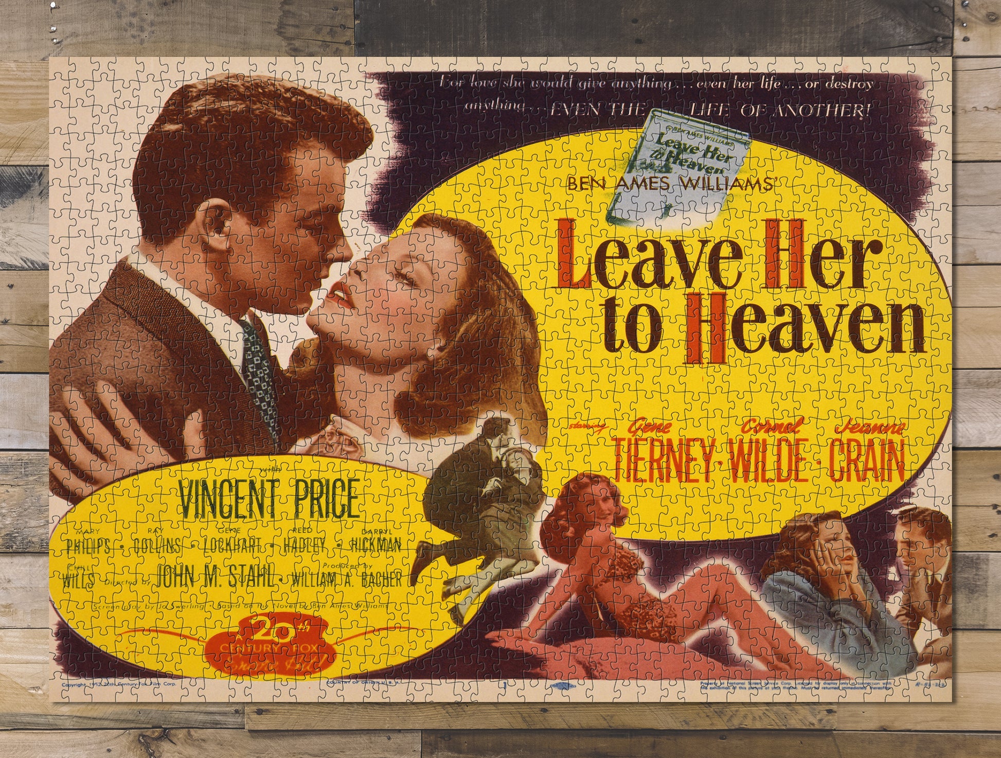 1000 piece puzzle Photo: Leave her to heaven Birthday Present Gifts Family Entertainment