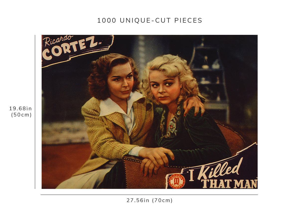 1000 piece puzzle - 1941 Photo: I killed that man | Joan Woodbury | Iris Adrian