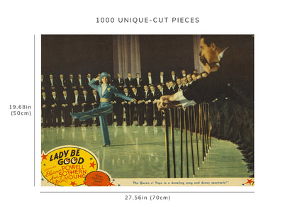 1000 piece puzzle - 1941 Photo: Lady be good | Eleanor Powell | Lobby Card | Family Entertainment