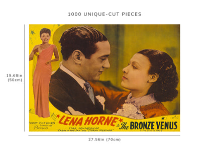 1000 piece puzzle - 1938 Photo: Bronze Venus | Ralph Cooper | Lena Horne | Lobby card