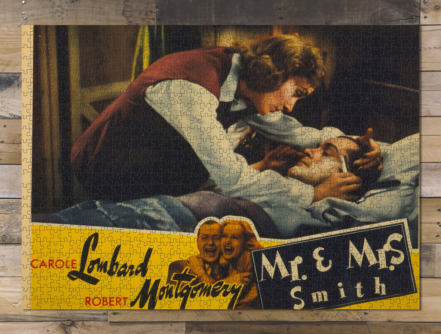 1000 piece puzzle 1941 Photo: Mr, Mrs Smith Carole Lombard Robert Montgomery