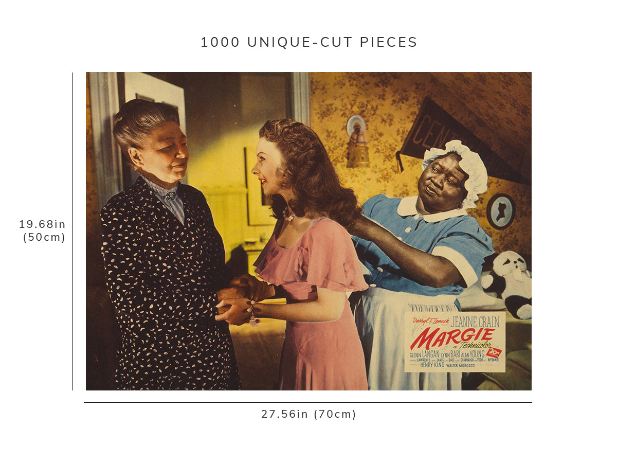 1000 piece puzzle - Photo: “Margie” shows Esther Dale, Jeanne Crain, and Hattie McDaniel