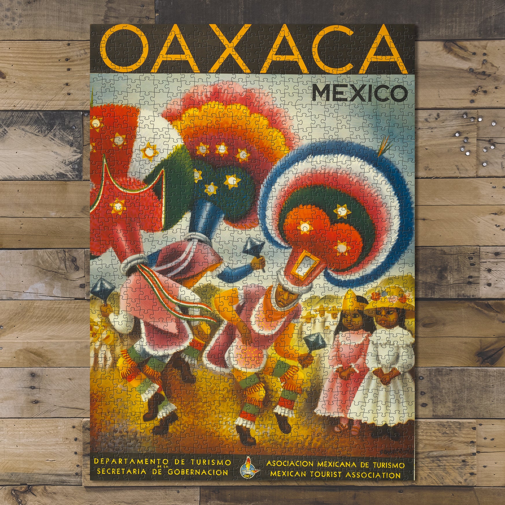 1000 piece puzzle Photo: Oaxaca Mexico Birthday Present Gifts Family Entertainment Hand made