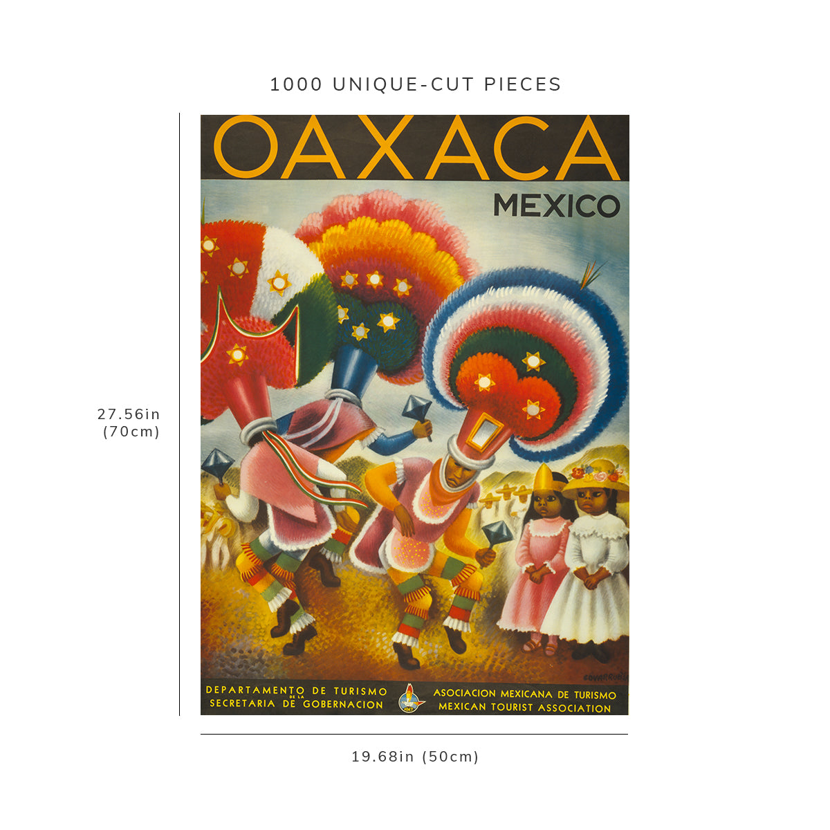 1000 piece puzzle - Photo: Oaxaca | Mexico | Birthday Present Gifts | Family Entertainment | Hand made