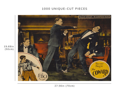 1000 piece puzzle - 1927 Photo: The coward | Warner Baxter | 1889-1951 | Family Entertainment | Hand made