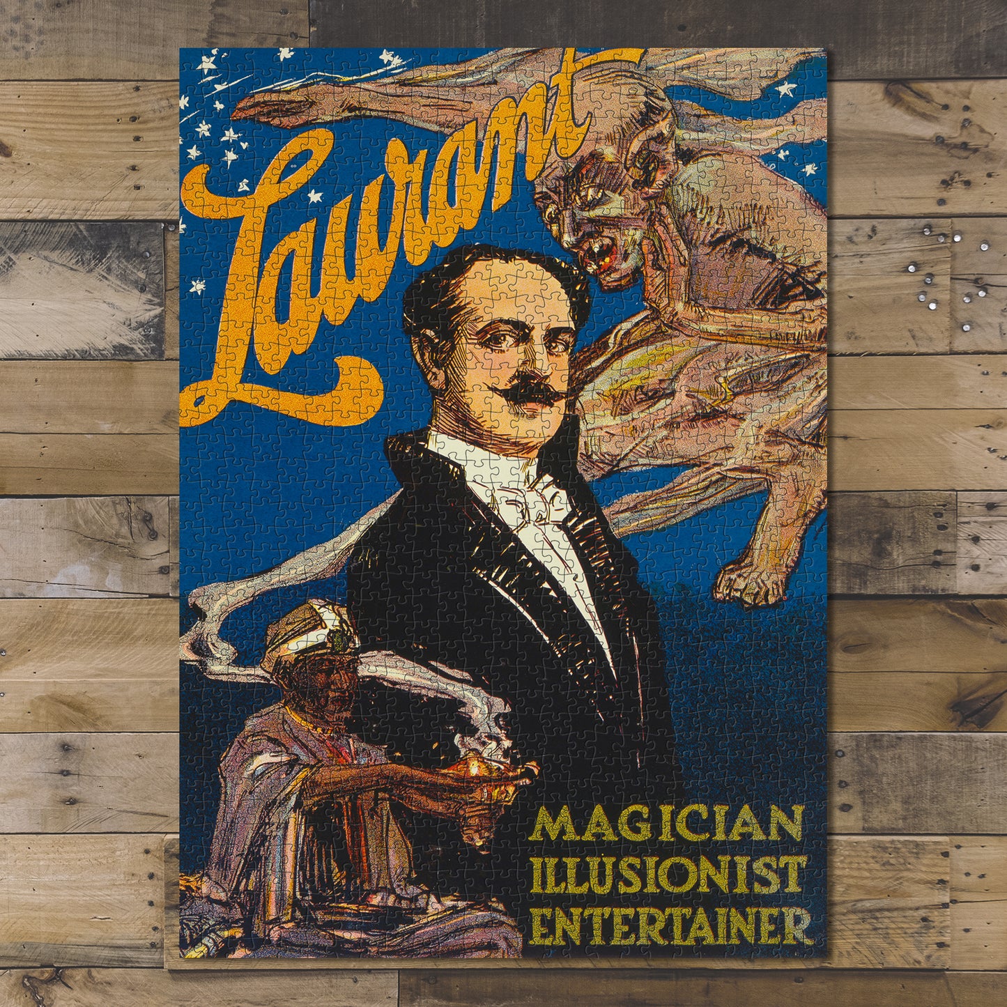 1000 piece puzzle 1913 Photo:  Laurant magician, illusionist, entertainer Jigsaw Puzzle Game for Adults