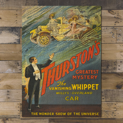 1000 piece puzzle 1925 Photo: Thurston's greatest mystery the vanishing whippet Willys-Overland car