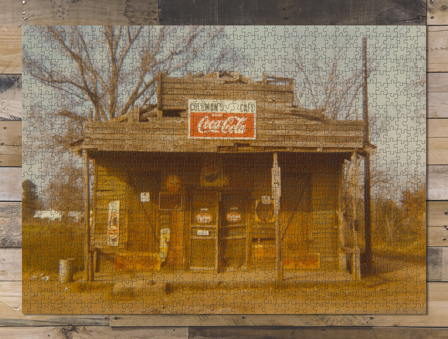 1000 piece puzzle Photo: Coleman's cafe, Greensboro, Alabama Family Entertainment