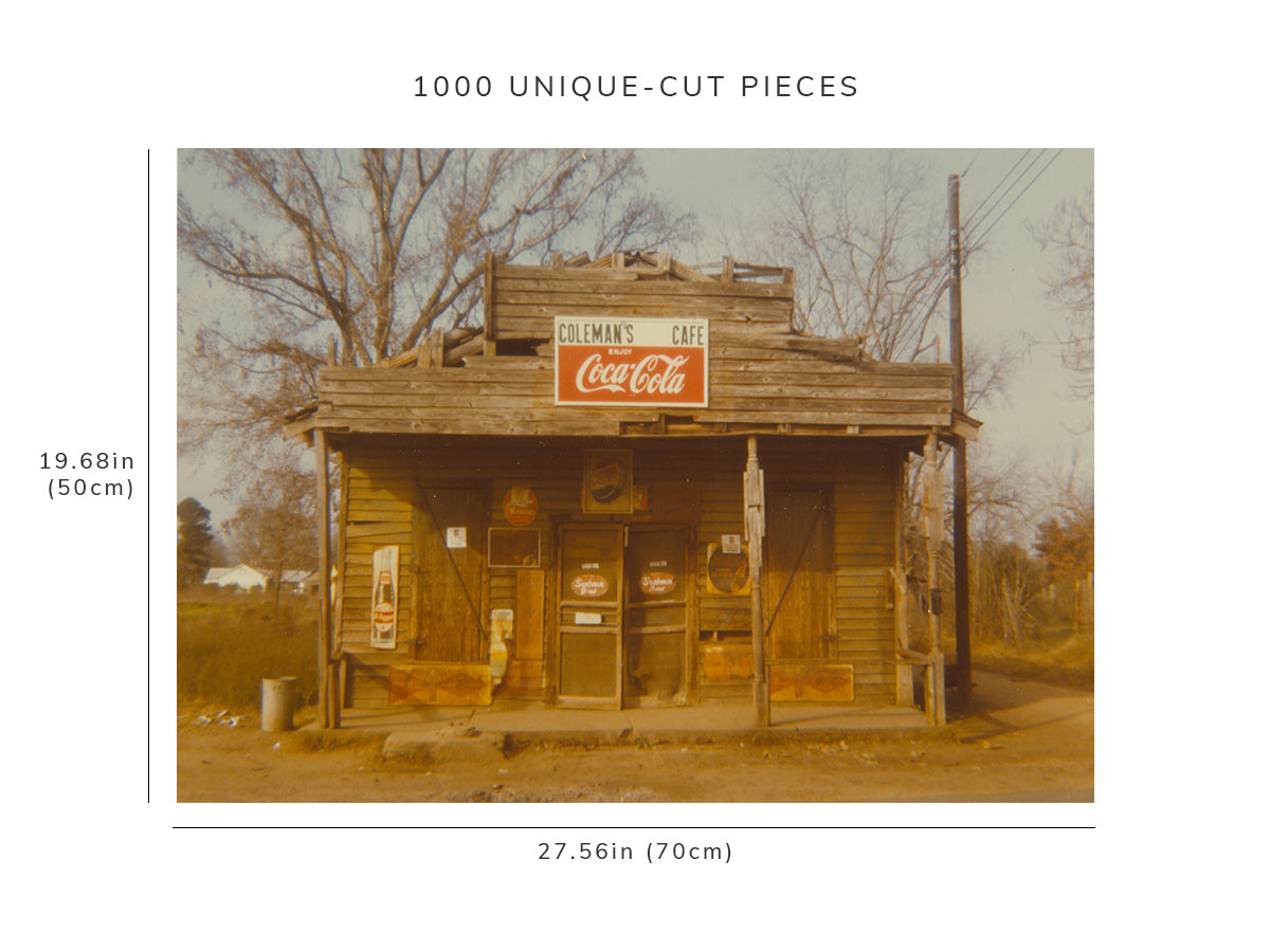 1000 piece puzzle - Photo: Coleman's cafe, Greensboro, Alabama | Family Entertainment