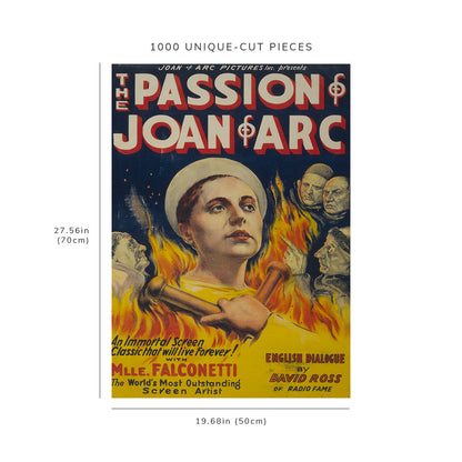 1000 piece puzzle - Photo: The Passion of Joan of Arc | Jigsaw Puzzle Game for Adults
