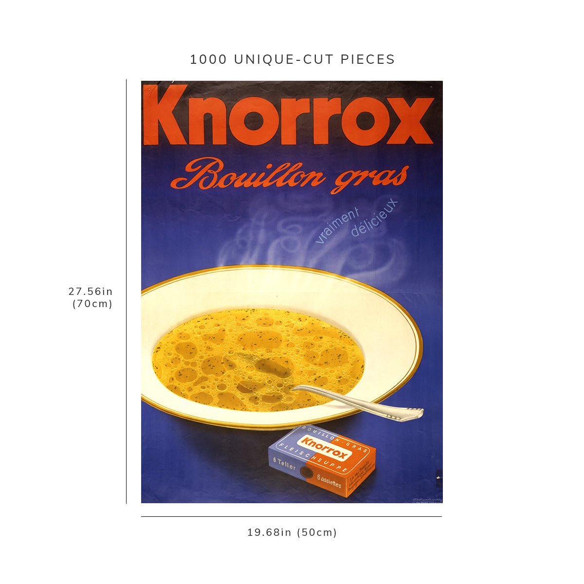 1000 piece puzzle - Photo: Knorrox fatty broth | Family Entertainment | Jigsaw Puzzle Game for Adults