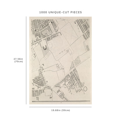 1000 Piece Jigsaw Puzzle: 1799 Map of London C1 Horwood, Richardr) | Historic