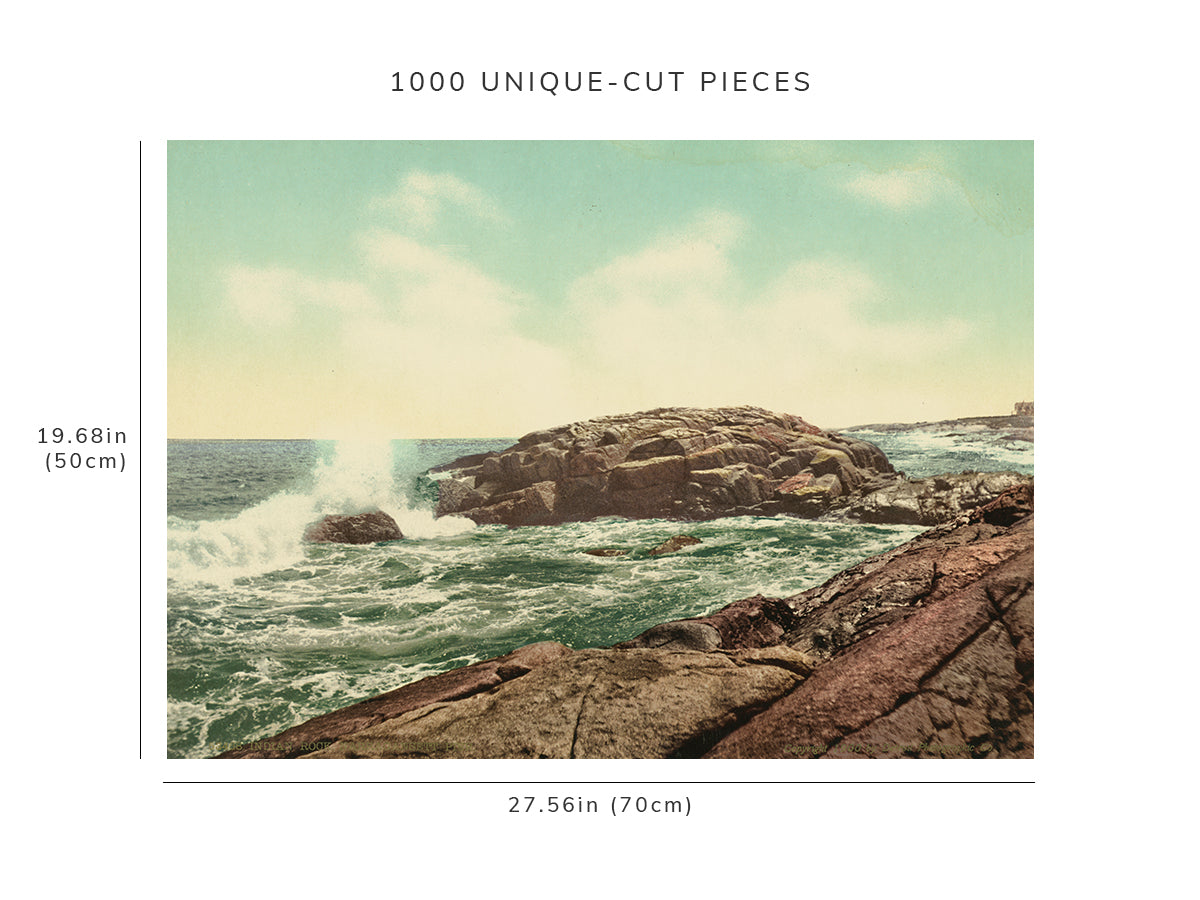 1000 piece puzzle - 1900 | Indian Rock | Narragansett Pier | Family Entertainment