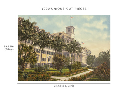 1000 piece puzzle - 1900 | Royal Ponciana | Palm Beach | Jigsaw Puzzle Game for Adults
