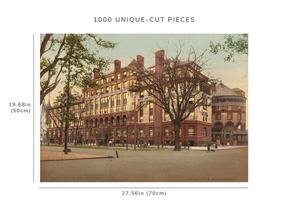 1000 piece puzzle - 1900 | Hotel De Soto | Savannah, Georgia | Birthday Present Gifts