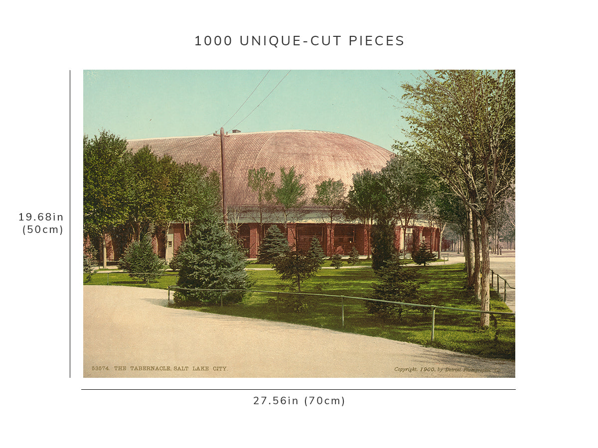 1000 piece puzzle - 1900 | Tabernacle | mormon churches | Salt Lake City, UT | Utah | Family Entertainment