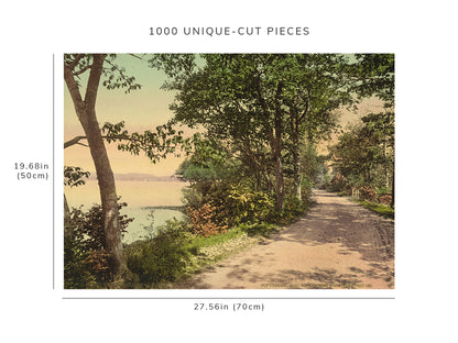 1000 piece puzzle - 1900 | Budd's Lake | dirt roads | New Jersey | NJ | Birthday Present Gifts