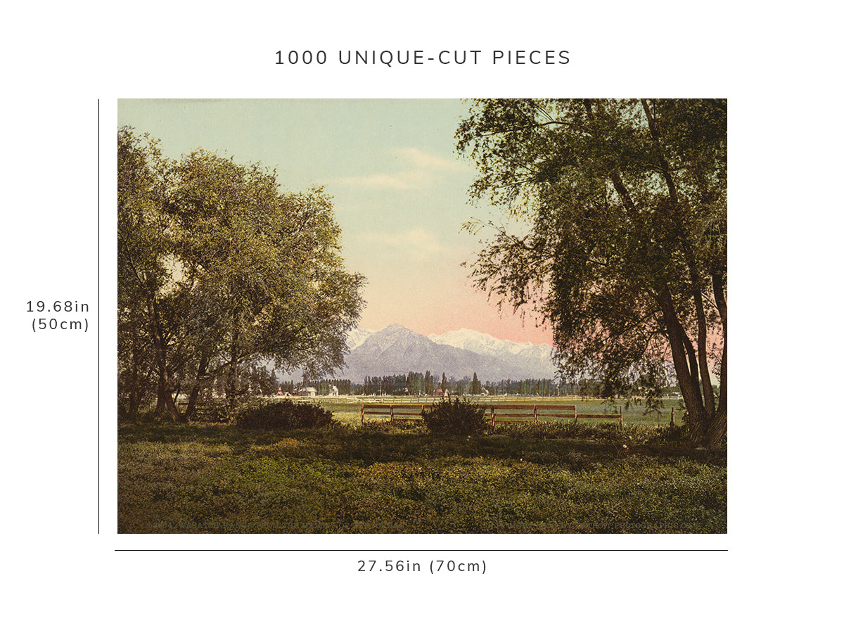 1000 piece puzzle - 1900 | Wasatch Range | mountains | Valley of Jordan, UT | Utah | Birthday Present Gifts