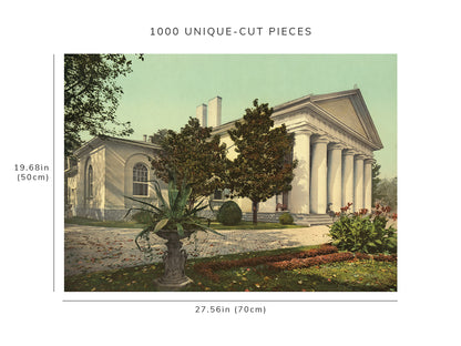 1000 piece puzzle - 1900 | Custis-Lee Mansion | Robert E | homes | Arlington, VA | Birthday Present Gifts