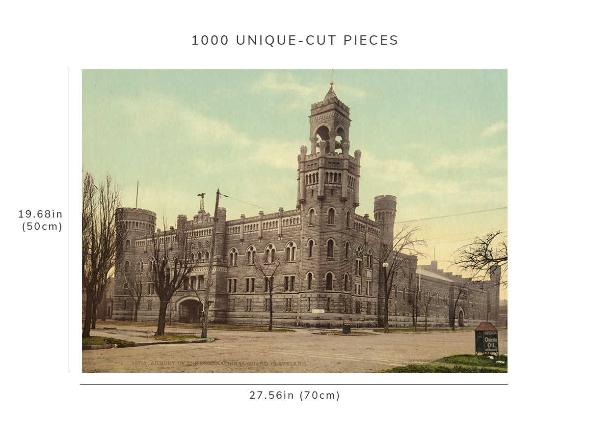 1000 piece puzzle - Armory of the Ohio National Guard, Cleveland | Family Entertainment