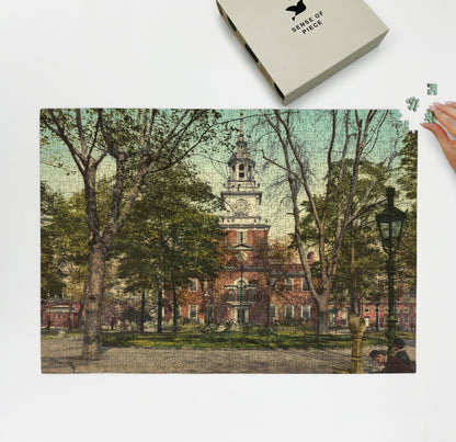 1000 piece puzzle Independence Hall, Philadelphia Jigsaw Puzzle Game for Adults Birthday Present Gift