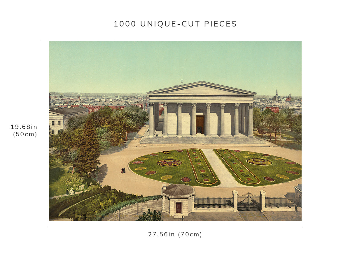 1000 piece puzzle - 1901 | Main building, Girard College, Philadelphia | Birthday Present Gifts