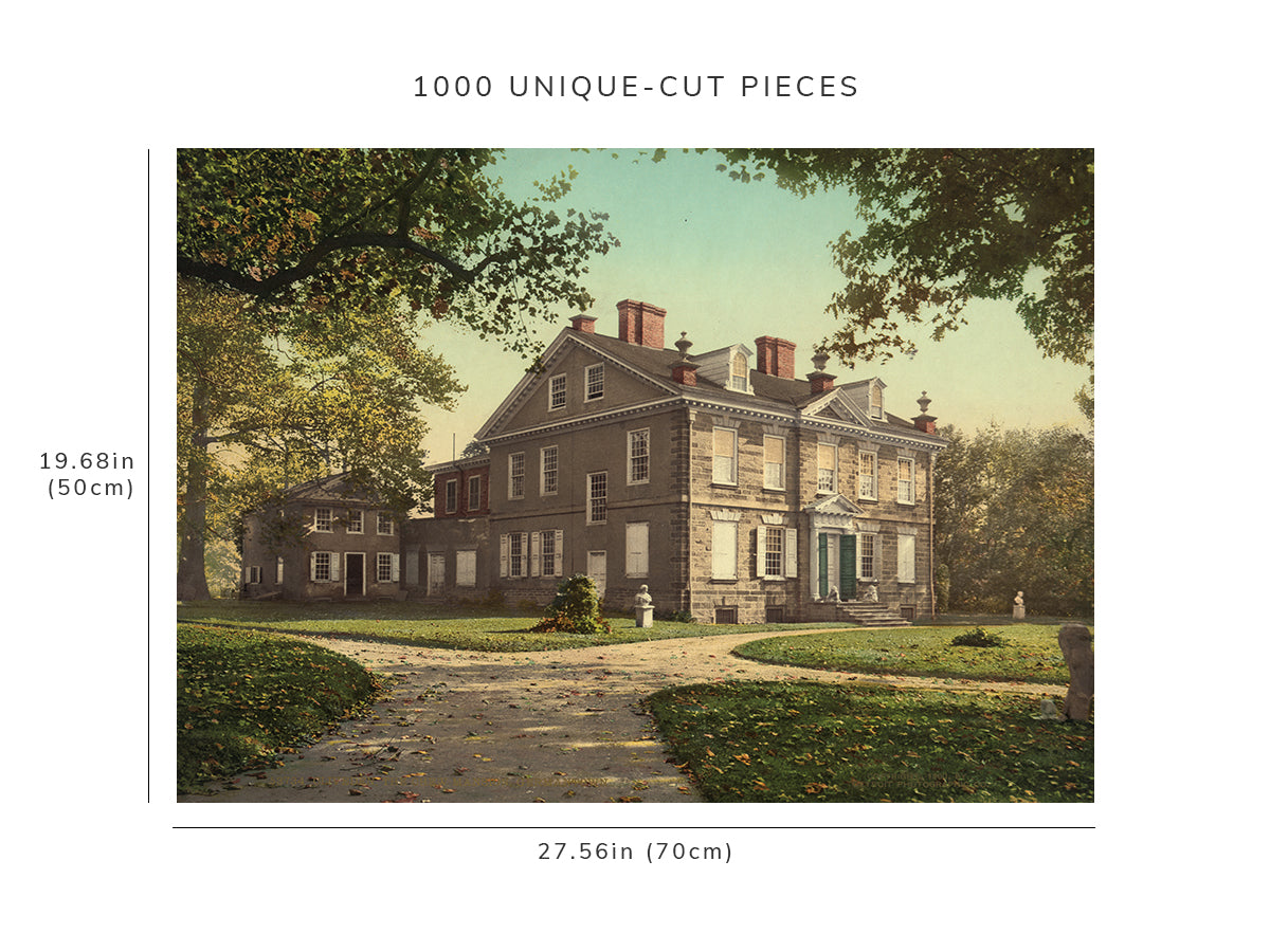 1000 piece puzzle - Cliveden, the Chew Mansion, Germantown | Birthday Present Gifts | Unique Gift