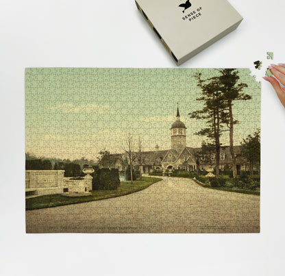 1000 piece puzzle 1901 Stables Georgian Court George J Gould Lakewood, NJ Birthday Present Gift