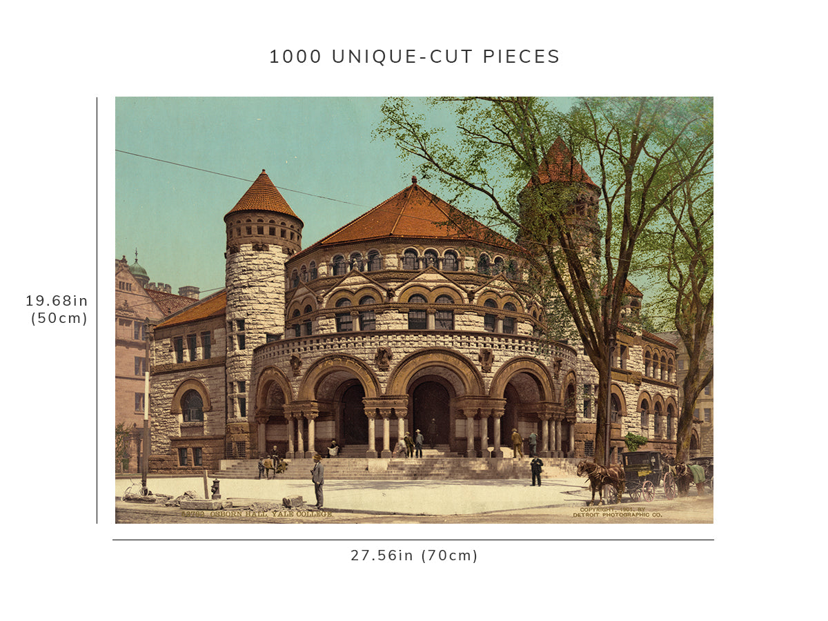 1000 piece puzzle - 1901 | Osborn Hall, Yale College | university | Connecticut | Birthday Present Gifts