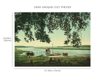 1000 piece puzzle - Old Fort Bayou | Ocean Springs, MS | Family Entertainment