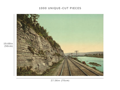 1000 piece puzzle - 1902 | Palisades at Corning, N.Y.  | Birthday Present Gifts | Family Entertainment