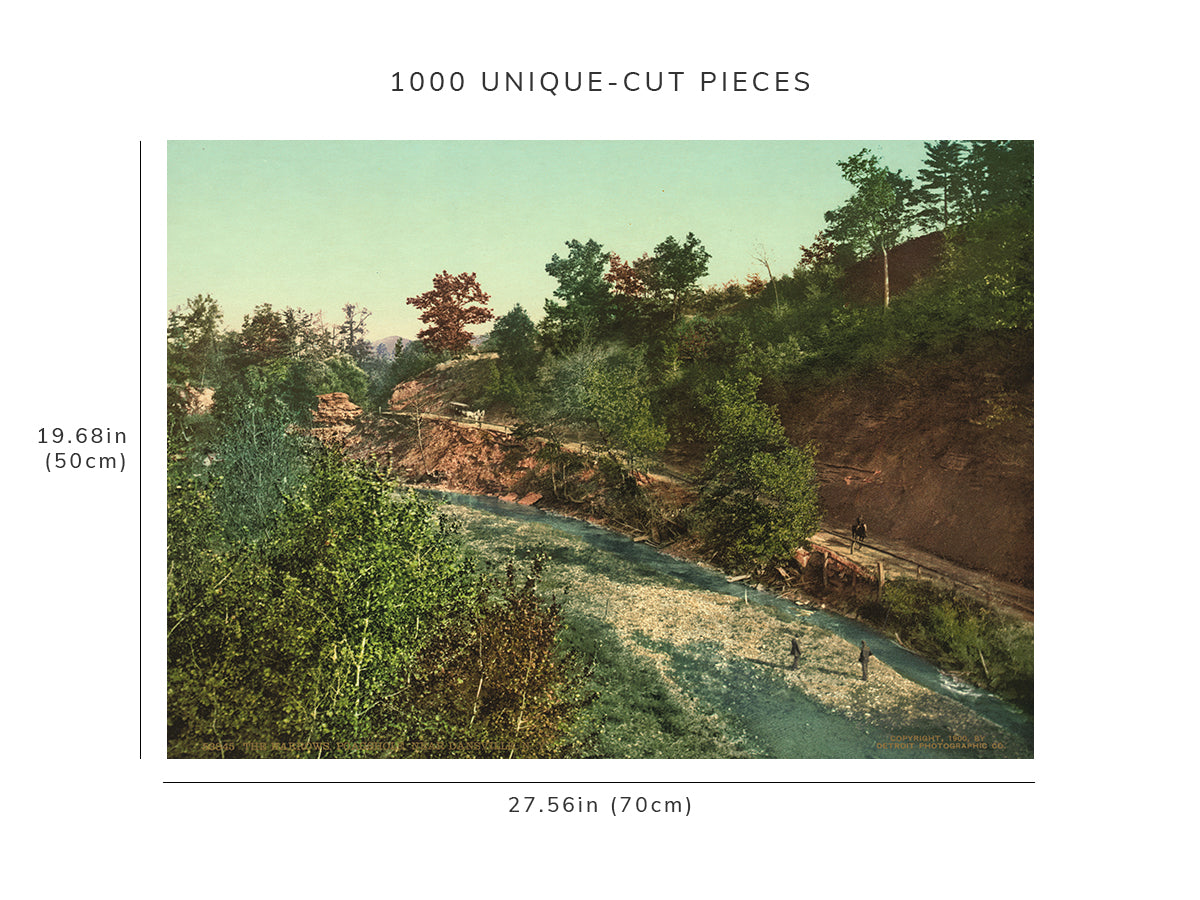 1000 piece puzzle - 1900 | Narrows | Poagshole | near Dansville, NY | Family Entertainment