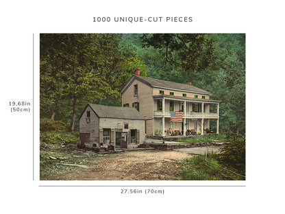 1000 piece puzzle - 1902 | Home of Rip Van Winkle | Sleepy Hollow | Catskill Mountains, New Nork | NY