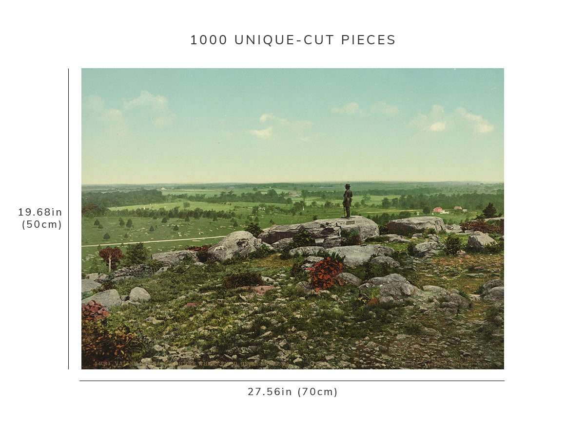 1000 piece puzzle - 1903 | Valley of Death | Gettysburg, PA | Pennsylvania | Family Entertainment