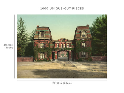 1000 piece puzzle - 1904 | The entrance, Vassar College | Poughkeepsie, New York| NY
