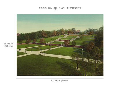 1000 piece puzzle - 1904 | Fort Greene Park | Brooklyn, NY | New York | Family Entertainment | Hand made